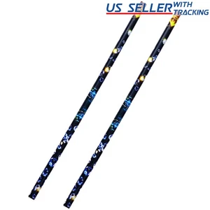 2Pcs Gem Crystal Rhinestones Picker Pencil Nail Art Craft Decor Wax Tool, Pink - Picture 1 of 7