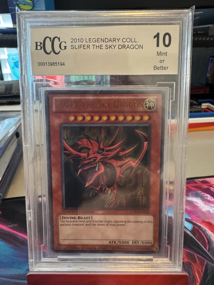 2010 Yu-Gi-Oh Legendary Collection Slifer The Sky Dragon BCCG 10 - Image 1 of 2