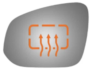 Fits Toyota Rav4 2013-2016 Driver Side Heated Mirror Glass Without Backing Plate - Foto 1 di 1