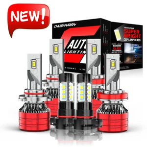 FIT 2011-2012 2013 Dodge Durango - 6X Combo LED Headlight + Fog Light Bulbs Kit - Picture 1 of 12