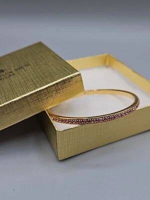 Kenneth Jay Lane KJL 金色水钻手镯手链可堆叠 — 第 1/4 张图片