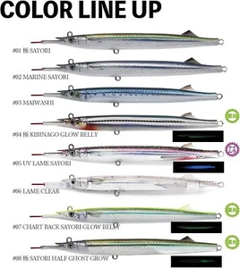 Little Jack Sayoris 155 Sinking Pencil Lure + BKK Treble Hooks 35g Heavy Weight - Picture 1 of 10