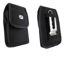 Canvas Case Pouch Holster Belt Clip for Verizon Kyocera DuraXV Dura XV E4520 - Picture 1 of 3