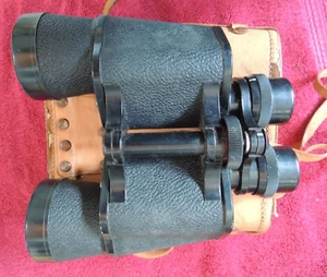 Vintage Japanese Zenith Field Binoculars plus leather case & strap, works! - Picture 1 of 17