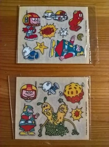 Kelloggs cereal trade cards: Captain Rik Galactic Action Transfers sheets x2 - Foto 1 di 1