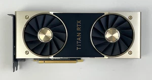 NVIDIA Titan RTX 24GB GDDR6 900-1G150-2500-000 PCIe 3.0 x16 Video Grafikkarte - Bild 1 von 7