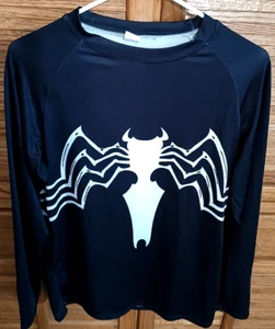 Graphic Spider Long Sleeve 2XL XXL Shirt Black Shuaiku - Picture 1 of 4