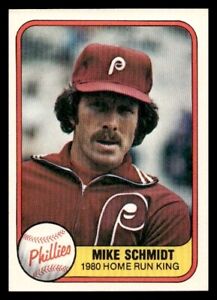 1981 Fleer #640 Mike Schmidt Philadelphia Phillies Baseball card