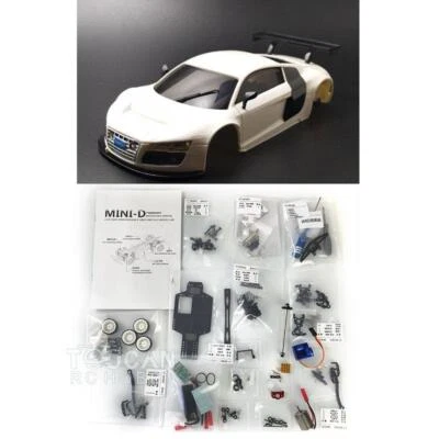 1/28 4*4 Car Chassis R8 Body Shell MINID Drift Racing RC Model KIT Motor ESC - Image 1 of 4