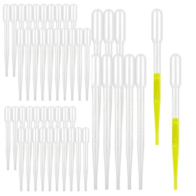 0.2-10ML SMALL PLASTIC PIPETTES  to DECANT BODY GLUE GRADUATED PIPPETTE - Image 1 of 4