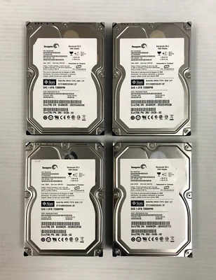 Lot of 4x Seagate/ Sun ST31000640SS 1TB 6Gbps 7.2K  390-0438-02 3.5" SAS HDD - Image 1 of 2