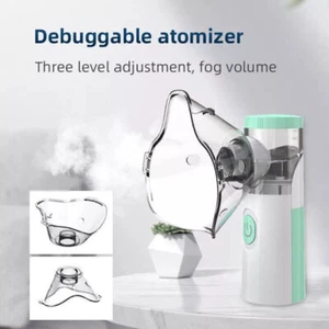 Tragbarer Dampfinhalator Handgerät für Erwachsene & Kinder Mini Ultraschall Mesh - Bild 1 von 9
