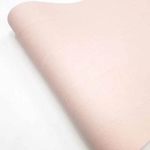 Matte Pale pink Wallpaper Painted Look Wood Grain Self Adhesive Paper - Picture 1 of 6