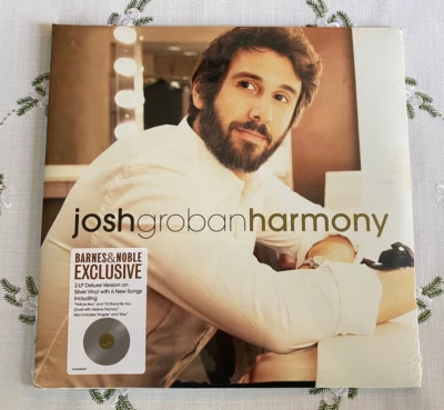 JOSH GROBAN HARMONY SILVER VINYL LIMITED EDITION 2 LP DELUXE ~ MINT + TARGET CD - Image 1 of 4