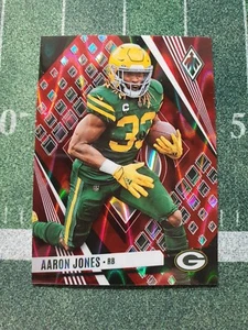 Aaron Jones #/199 Red Seismic 2023 Panini Phoenix Football NFL Green Bay Packers - Bild 1 von 2