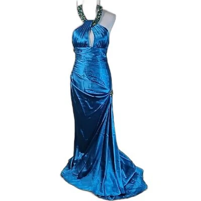 Dress By Flirt Maggie Sottero Wedding Party Jade Rhinestones Size 2 - Image 1 of 4