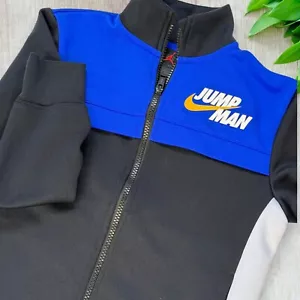Jordan Nike Boys Jump Man Logo Track Jacket - Size Small 8-10yr - Picture 1 of 9