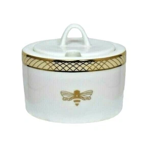 Mary Kay 2 Piece Sugar Bowl Set 50th Golden Anniversary Bumblebee - Picture 1 of 9