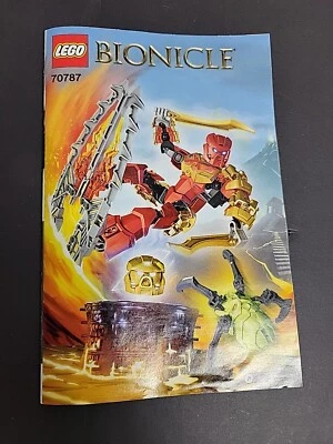Lego Bionicle 70787 Tahu Maestro del Fuego Solo Instrucciones Foto 1 de 3