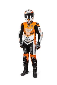 S6-0854/50 TUTA MOTO IN PELLE STAGE6 MK3 TAGLIA 50 - Picture 1 of 5