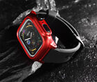 iMatch Rugged Metal Case with Strap for Apple Watch Series 7/6/5/4,45/41/44/40mm