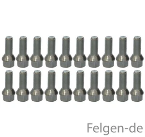 20x Radschrauben Kegelbund M12x1,25 28mm für Fiat 500 Brava Bravo Panda Punto - Bild 1 von 1
