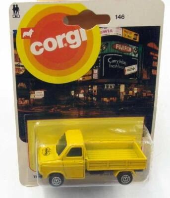 1983 CORGI JUNIOR, 146 WIMPEY FORD TRANSIT PICK UP MINT ON MINT CARD - Image 1 of 4
