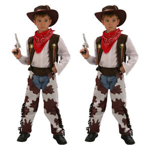 Halloween Kids Western Cowboy Cosplay Costumes Book Week Party Fancy Dress Set