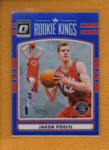 Jakob Poeltl 2016-17 Donruss Optic Rookie Kings Blue Prizm RC #9 /49 - Picture 1 of 2