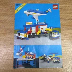 VTG Lego Legoland 6377 Delivery Center Instruction Manual Booklet Only 1985 - Picture 1 of 6