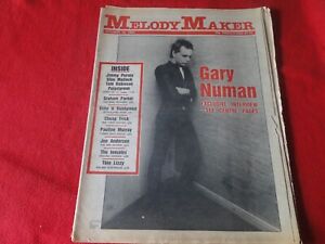 Vintage Rock and Roll Magazine Melody Maker Oct. 1980 Gary Numan             P70