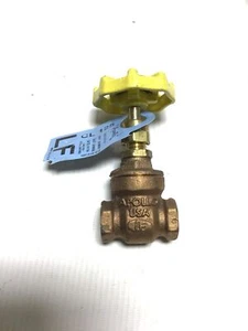 Apollo 1/4" NPT Threaded Bronze Gate Valve, 102T LF Series 670750687211, Non ... - Picture 1 of 7