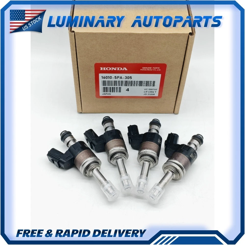 4 PIEZAS INYECTORES DE COMBUSTIBLE ORIGINALES OEM 16010-5PA-305 PARA ACCORD CR-V CIVIC TURBO 1,5 L Foto 1 de 4