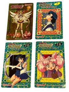 Juego de 4 pegatinas Sailor Moon Sailor Stars Moon Eternal - Imagen 1 de 10