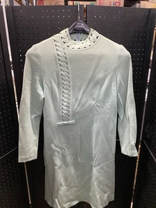 Vestido azul vintage Francesca para Damon hecho en Italia talla 12 - Imagen 1 de 13