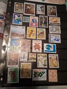 COLOMBIA USED MIX POSTAGE/AIRMAIL (LOT 262) - Picture 1 of 1