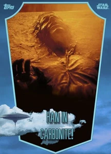 š„DIGITALš„HAN SOLO CARBONITE Topps 2015 Star Wars Card Trader BESPIN Blue AWARD - Picture 1 of 4