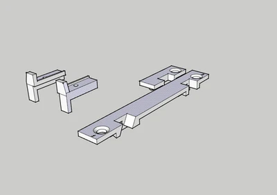 Ford F150 F250 2015 2016 2017 2018 techo corredizo pista ranura guía L & R Foto 1 de 4