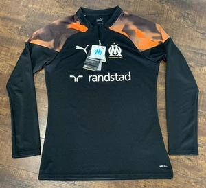 Top de entrenamiento Olympique Marseille Puma 2023-24 cremallera 1/4 talla pequeña - Imagen 1 de 9