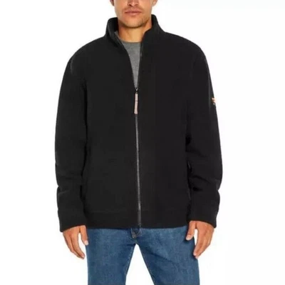 Chaqueta Orvis Cremallera Completa Polar Abrigo Negro Para Hombre Talla Pequeña Foto 1 de 4