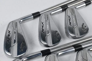 Callaway Apex Pro 21 Irons / 5-PW / X-Flex KBS Tour C-Taper 130 Steel Shafts - Picture 1 of 7