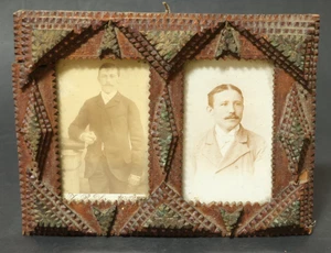 Marco De Madera Tallado Antiguo Con Tallado De Cincel Alrededor De 1900 - Imagen 1 de 8