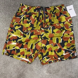 Nike Badeshorts Wild Allover Print Gr. M grün braun - Bild 1 von 7