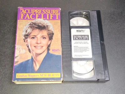 Acupressure Facelift - Lindsay Wagner New Beauty (VHS, 1986) Rare Health Care - Image 1 of 4