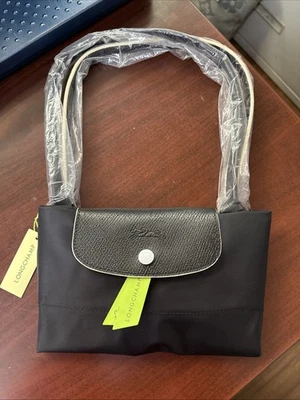 Bolso de Mano Longchamp le Pliage - Blanco y Negro Foto 1 de 4