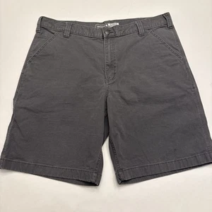 Carhartt Men's Rugged Flex Relaxed Fit Canvas Work Shorts Sz 38 Gray BS2514-M - Picture 1 of 11