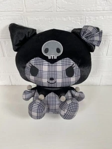 Sanrio Kuromi 10.6inch Plush Doll Black Checkered Ribbon Ver. Japan 2022 - Picture 1 of 8