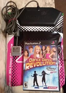 Vntg Playstation 2 PS2 Konami DANCE PAD for DDR Revolution "Stay Cool” w/ Game - Picture 1 of 5