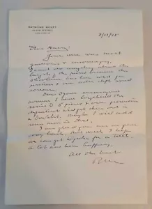 Raymond Moley - Präsidentenberater & Autor - handgeschriebener signierter Brief 1948 - Bild 1 von 8