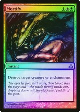 Mortify FOIL Guildpact NM White Black Uncommon MAGIC GATHERING CARD ABUGames